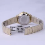 ساعت مچی الگانس زنانه فلزی قاب چندضلعی طلایی ER 2226/3 - Image 2