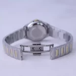 ساعت مچی الگانس زنانه فلزی نقره ای طلایی قاب چندضلعی ER 2226/6 - Image 2