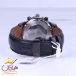 ساعت الگانس رویال مردانه بند چرم صفحه قهوه ای ER2124/2 - Image 2