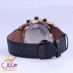 ساعت عقربه ای الگانس رویال مردانه بند چرم مشکی ER2129/1 - Image 2