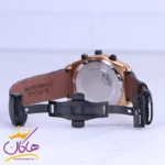 ساعت عقربه ای الگانس رویال مردانه بند چرم مشکی ER2129/1 - Image 3
