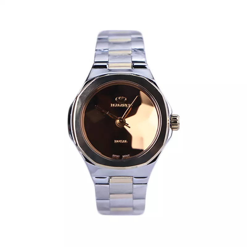 Elegance-Royal-watch-code-ER-2211.71.webp ساعت مچی عقربه ای الگانس زنانه فلزی صفحه قهوه ای ER 2211/7 - Image 1