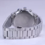 ساعت مچی الگانس مردانه فلزی نقره ای صفحه سبز G 9766/7 - Image 4