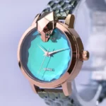 ساعت مچی الگانس زنانه فلزی سبز طرح مار ER 2204/4 - Image 2