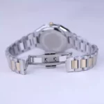 ساعت مچی الگانس زنانه فلزی نقره ای طلایی صفحه بژ ER 2208/11 - Image 2