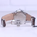 ساعت مچی مردانه الگانس چرم قهوه ای قاب چندضلعی G 1235/2 - Image 2
