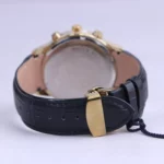 ساعت مچی مردانه الگانس چرم صفحه مشکی قاب طلایی G 1236/10 - Image 3