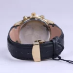 ساعت مچی مردانه الگانس چرم مشکی صفحه قهوه ای G 1237/11 - Image 3