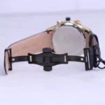 ساعت مچی عقربه ای مردانه الگانس بند چرم مشکی G 1237/3 - Image 2