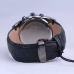 ساعت مچی مردانه الگانس بند چرم مشکی قاب دودی G1244/10 - Image 3