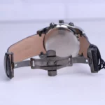 ساعت مچی مردانه الگانس بند چرم مشکی قاب دودی G1244/10 - Image 2