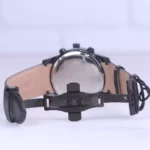 ساعت مچی عقربه ای مردانه الگانس بند چرم تمام مشکی G 1248/2 - Image 2