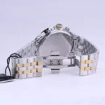 ساعت مچی الگانس مردانه فلزی نقره ای طلایی صفحه مشکی G 2360/1 - Image 2