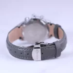 ساعت مچی الگانس زنانه بند چرم طوسی قاب نقره ای L 1191/2 - Image 3