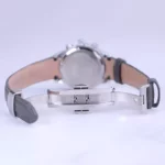 ساعت مچی الگانس زنانه بند چرم طوسی قاب نقره ای L 1191/2 - Image 2