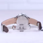 ساعت مچی الگانس زنانه بند چرم قهوه ای صفحه سفید L 1235/2 - Image 2
