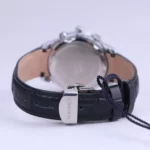 ساعت عقربه ای الگانس زنانه بند چرم مشکی صفحه سبز L 1236/9 - Image 3