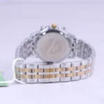 ساعت مچی الگانس زنانه فلزی نقره ای طلایی صفحه سفید L 3132/2 - Image 3
