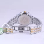 ساعت مچی الگانس زنانه فلزی نقره ای طلایی صفحه سفید L 3132/2 - Image 2