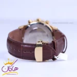 ساعت مچی الگانس رویال مردانه بند چرم صفحه سفید ER2124/3 - Image 3