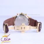 ساعت مچی الگانس رویال مردانه بند چرم صفحه سفید ER2124/3 - Image 2