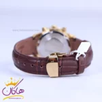 ساعت مچی الگانس زنانه بند چرم قهوه ای صفحه سفید ER2124/4 - Image 3