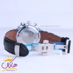 ساعت مچی الگانس مردانه بند چرم صفحه مشکی ER2126/1 - Image 2