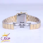 ساعت مچی الگانس زنانه استیل طلایی صفحه مربع ER 2196/2 - Image 3