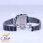 ساعت مچی الگانس زنانه استیل مشکی صفحه مربع ER 2196/5 - Image 2