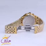 ساعت مچی الگانس زنانه فلزی طلایی صفحه سبز L 9766/3 - Image 2