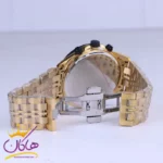 ساعت مچی الگانس مردانه فلزی طلایی صفحه مشکی G 2363/1 - Image 2