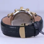 ساعت مچی مردانه الگانس بند چرم مشکی قاب طلایی G 1239/1 - Image 4