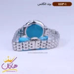 ساعت الگانس زنانه فلزی نقره ای نگین دار 783/1 - Image 3