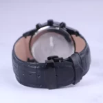 ساعت مچی الگانس مردانه بند چرم تمام مشکی G 1196/5 - Image 3