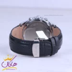 ساعت عقربه ای الگانس مردانه چرم مشکی شیشه آبی G 1211/1 - Image 3