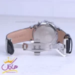 ساعت عقربه ای الگانس مردانه چرم مشکی شیشه آبی G 1211/1 - Image 2