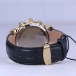 ساعت مچی الگانس مردانه بند چرم قاب طلایی G 2060/1 - Image 4