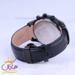 ساعت عقربه ای الگانس مردانه بند چرم مشکی G2100/3 - Image 2