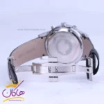ساعت عقربه ای الگانس مردانه بند چرم مشکی قاب نقره ای G2241/1 - Image 3