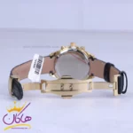 ساعت مچی الگانس زنانه بند چرم مشکی قاب طلایی L 1205/2 - Image 2