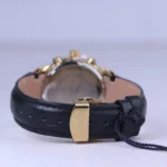 ساعت مچی الگانس زنانه بند چرم مشکی قاب طلایی L 1248/1 - Image 3