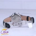 ساعت مچی الگانس زنانه بند چرم مشکی صفحه سبز L 1256/6 - Image 2