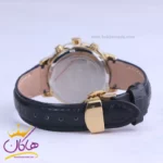 ساعت عقربه ای رومانسون زنانه چرم مشکی قاب طلایی L 2070/2 - Image 3