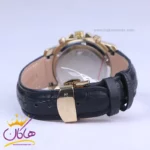 ساعت مچی الگانس زنانه چرم مشکی قاب طلایی L 2097/8 - Image 3