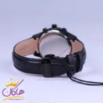 ساعت عقربه ای الگانس زنانه بند چرم مشکی قاب مشکی L2100/1 - Image 2