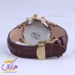 ساعت عقربه ای رومانسون زنانه بند چرم قهوه ای L8066/2 - Image 3