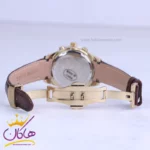 ساعت عقربه ای رومانسون زنانه بند چرم قهوه ای L8066/2 - Image 2