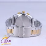 ساعت مچی الگانس زنانه فلزی نقره ای طلایی L 2024/2 - Image 4