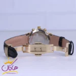 ساعت مچی عقربه ای الگانس زنانه بند چرم مشکی قاب طلایی L2095/9 - Image 2