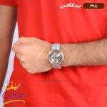 ساعت الگانس مردانه بند چرمی کرنوگراف 318 - Image 3